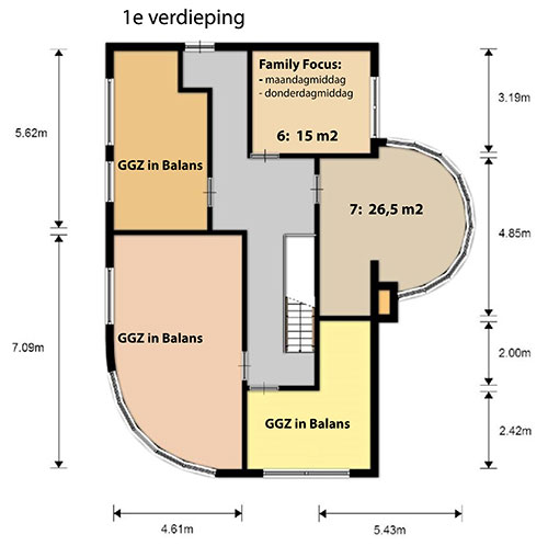 Praktijkruimte 1e verdieping Eindhoven