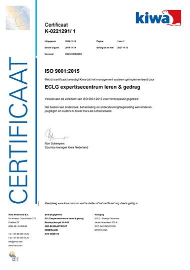ISO 9001 certificaat